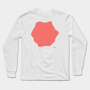 Pink hexagon forma Long Sleeve T-Shirt